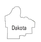 Map of Dakota County